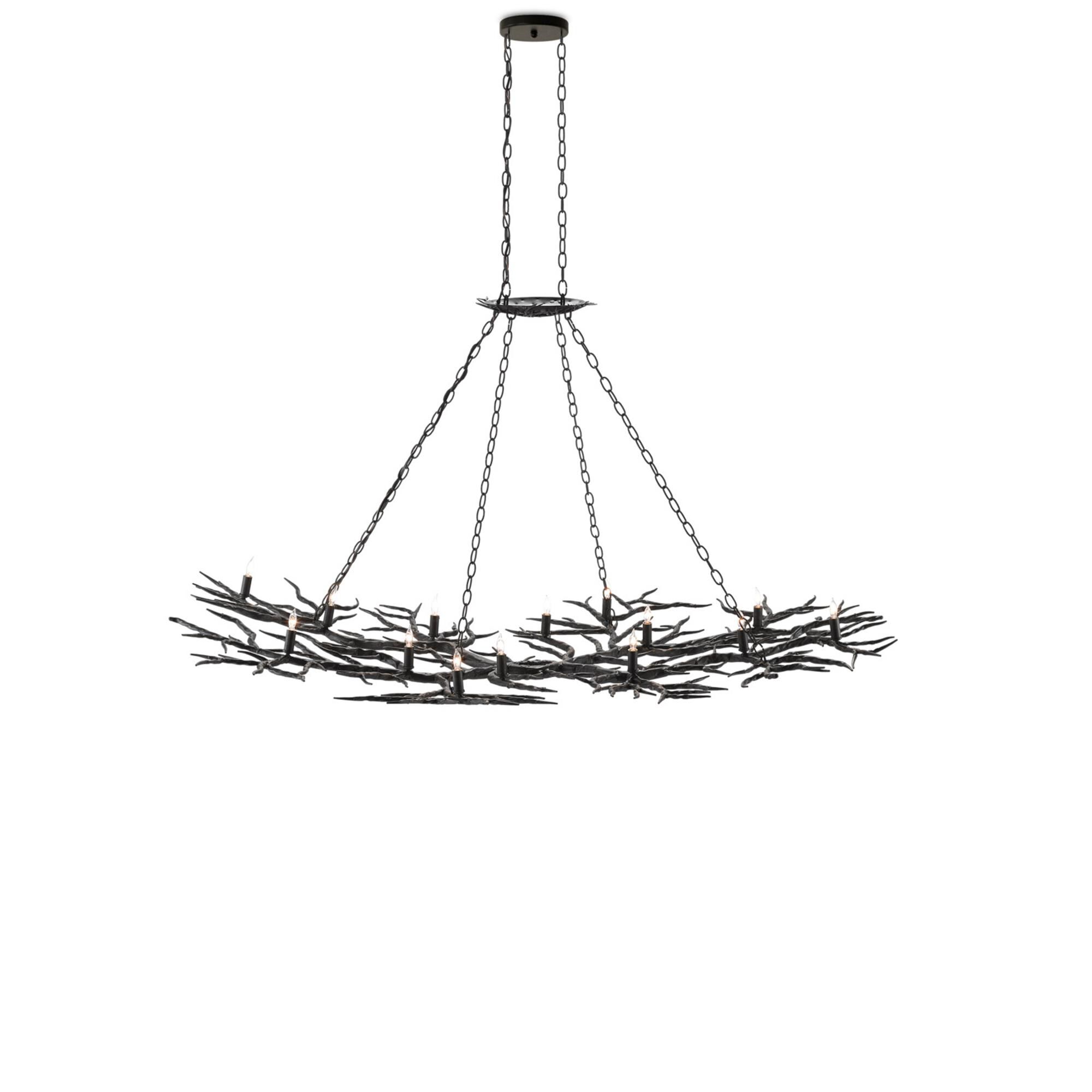 Rainforest 74 Inch 14 Light Chandelier,